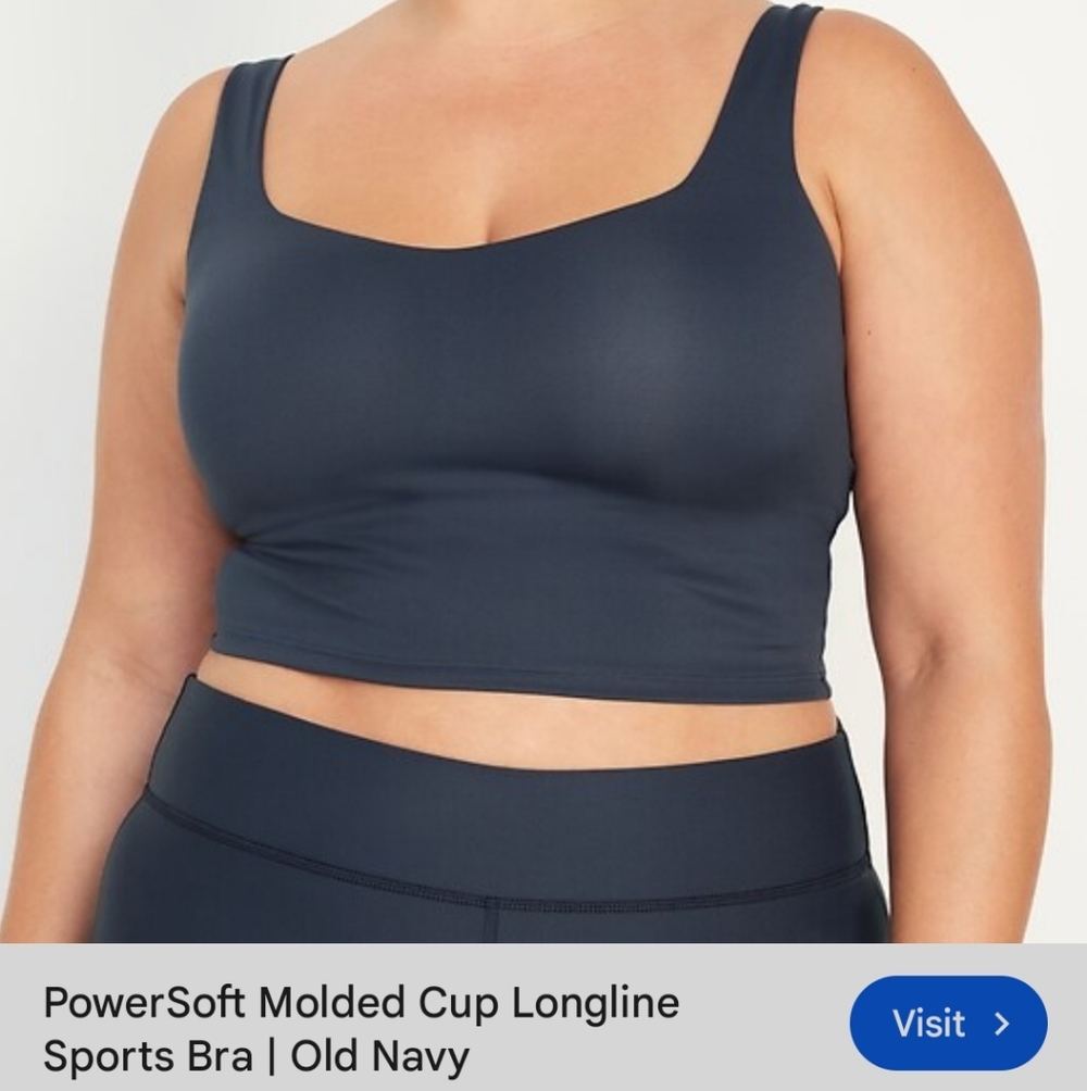 Old navy molded cup sports bra